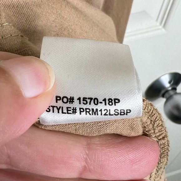 Independent Trading Company Mens Tan Turkuaz Powerfunk Long Sleeve T Shirt Sz XL - Picture 8 of 9